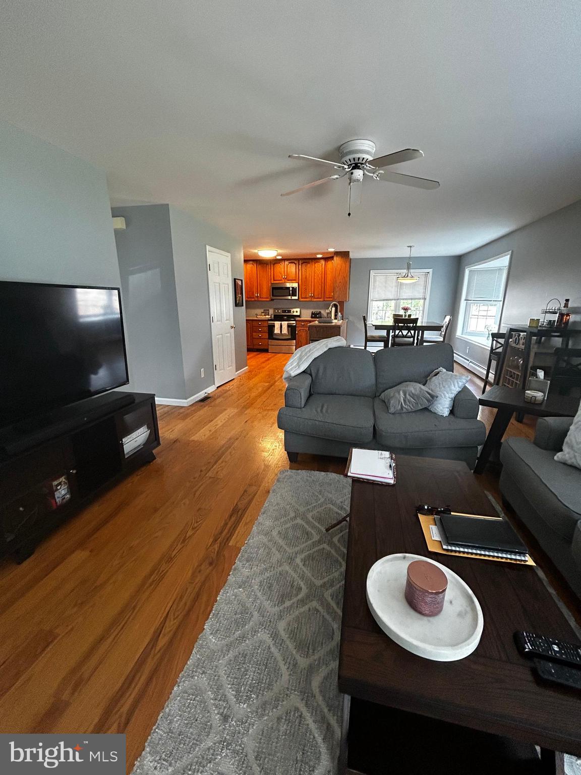 2499 Trewigtown Road Colmar, PA 18915 - Photo 13 of 48 View from SunRoom of Fam Rm, Dining Area & Kitchen