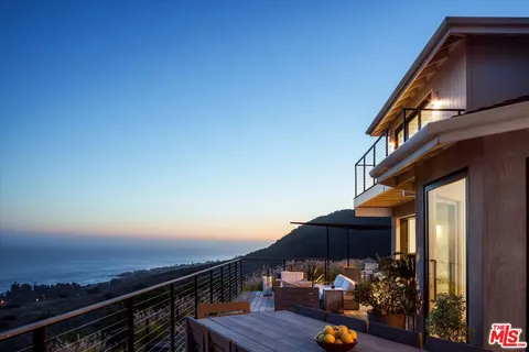 a view of a city with ocean view