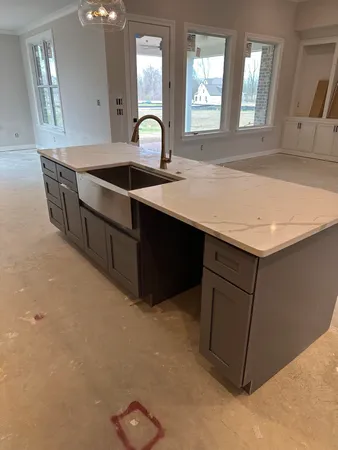 a room with storage and utility