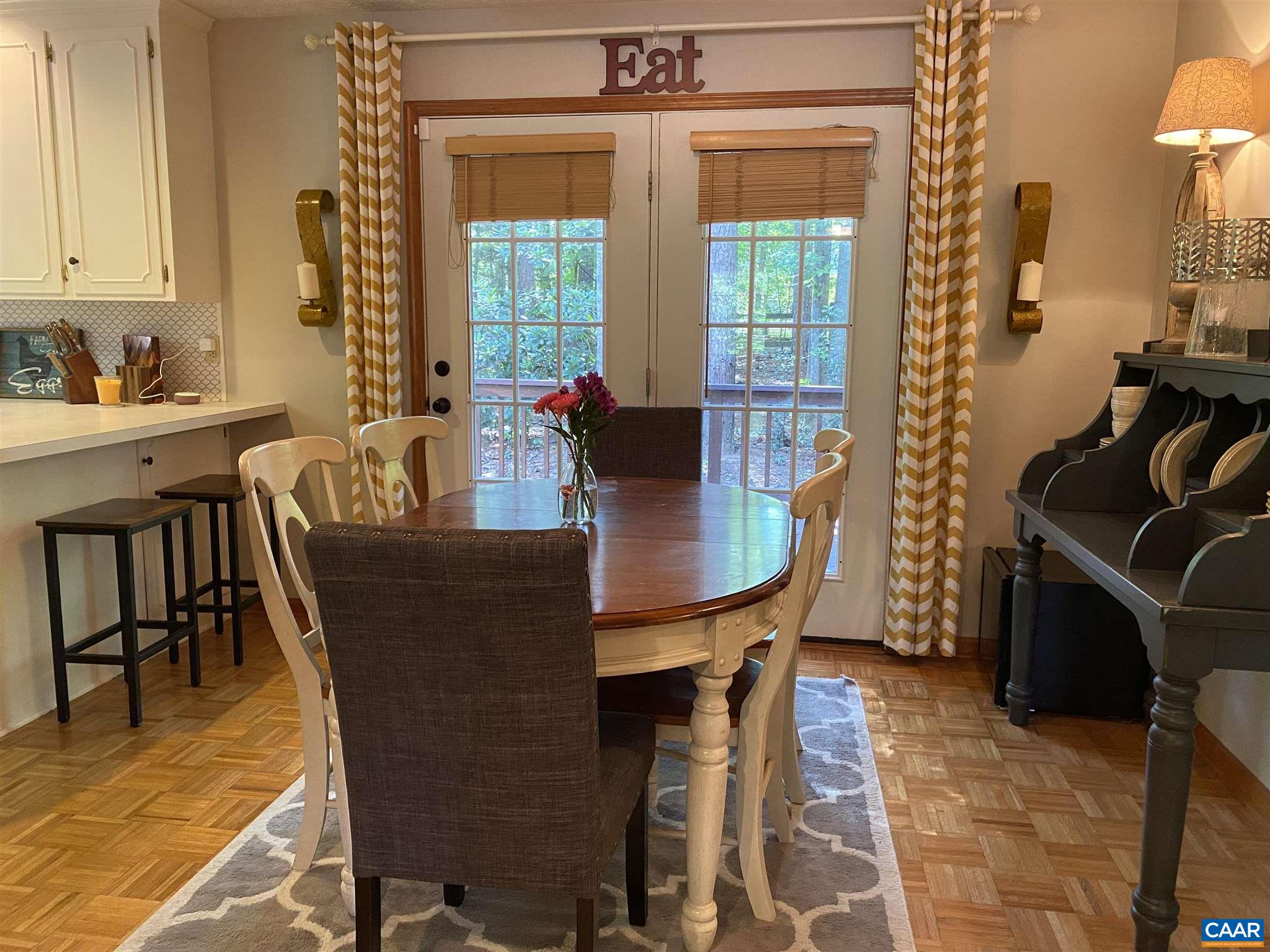 11 Stonefield Road Palmyra, VA 22963 - Photo 8 of 27 a view of a dining room with furniture window and outside view