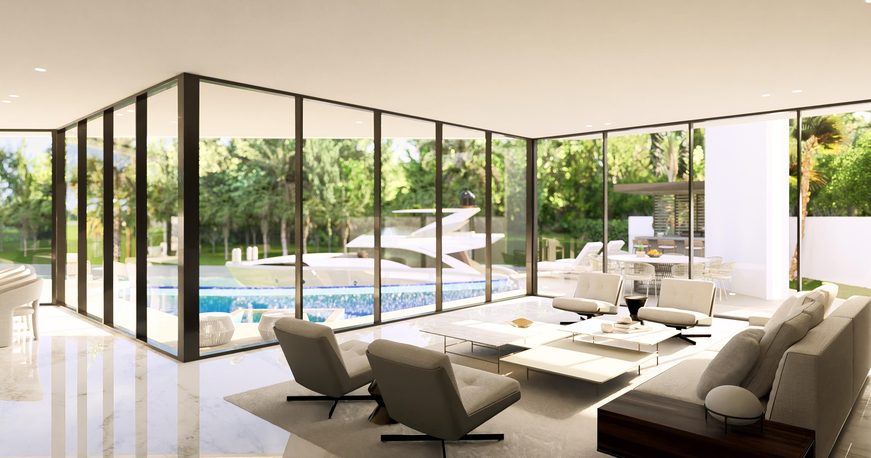 839 Orchid Drive Boca Raton, FL 33432 - Photo 17 of 41 Great Room/ Living Room