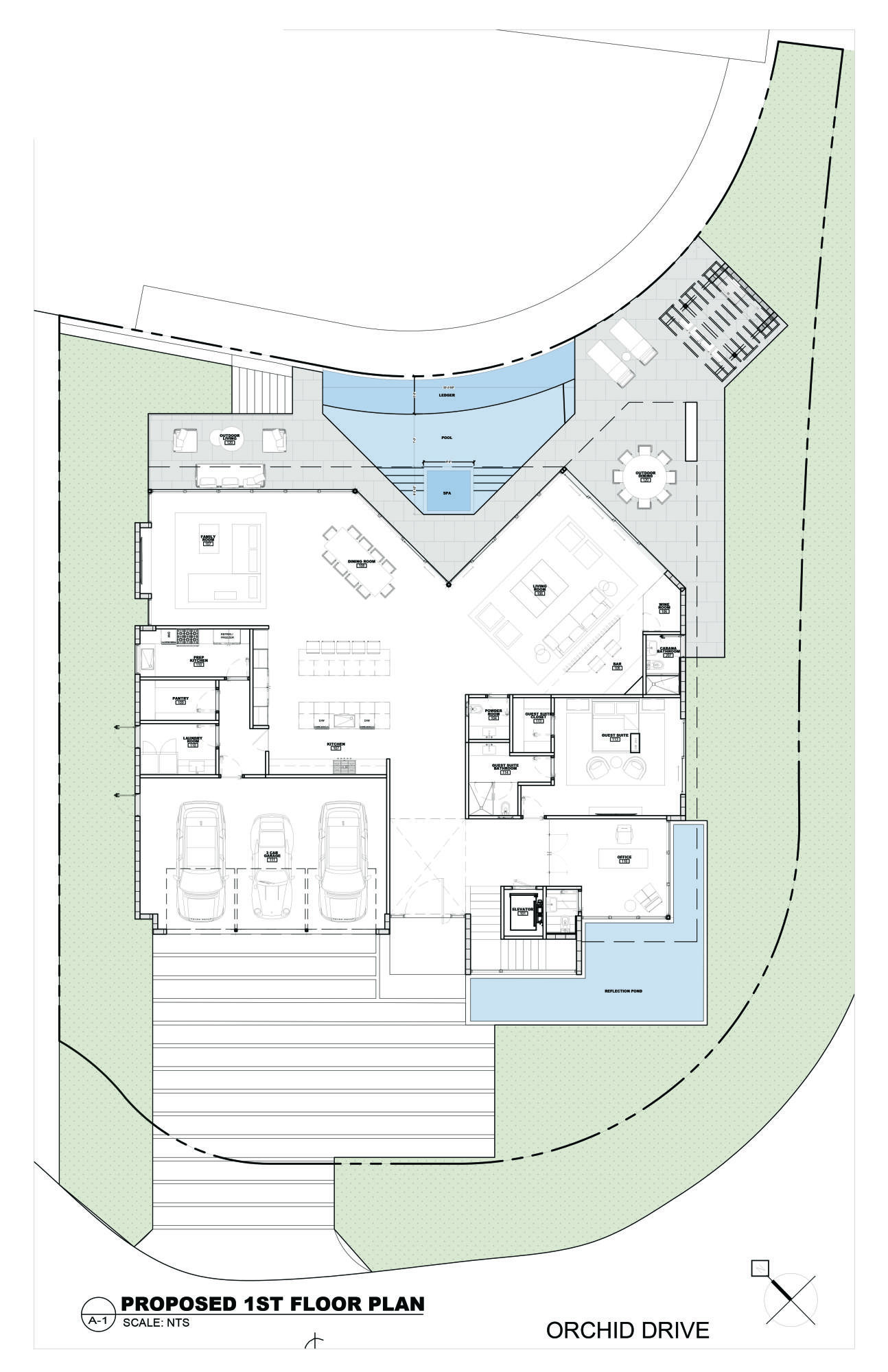 839 Orchid Drive Boca Raton, FL 33432 - Photo 39 of 41 839 Floor Plan Lev1