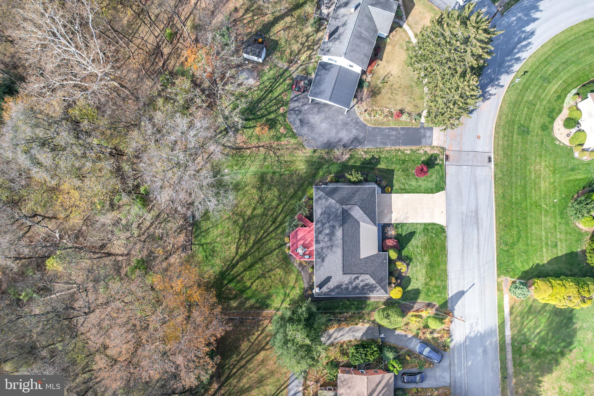 12 Shady Road Camp Hill, PA 17011 - Photo 30 of 32 an aerial view of a house with a yard
