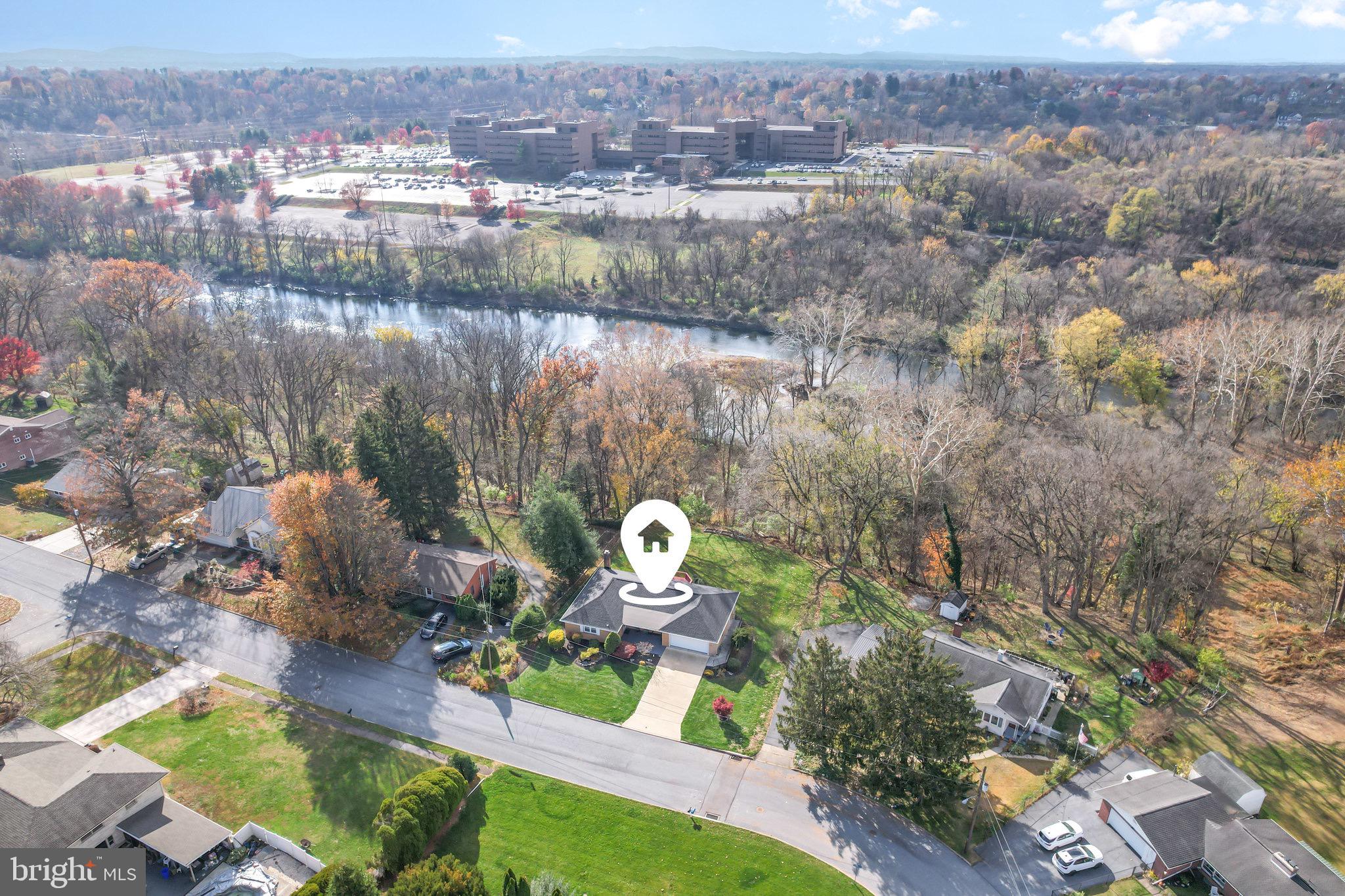 12 Shady Road Camp Hill, PA 17011 - Photo 31 of 32 a view of a lake in middle of the town