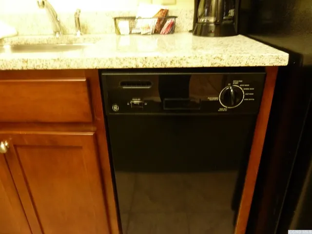 a close view of washer and dryer