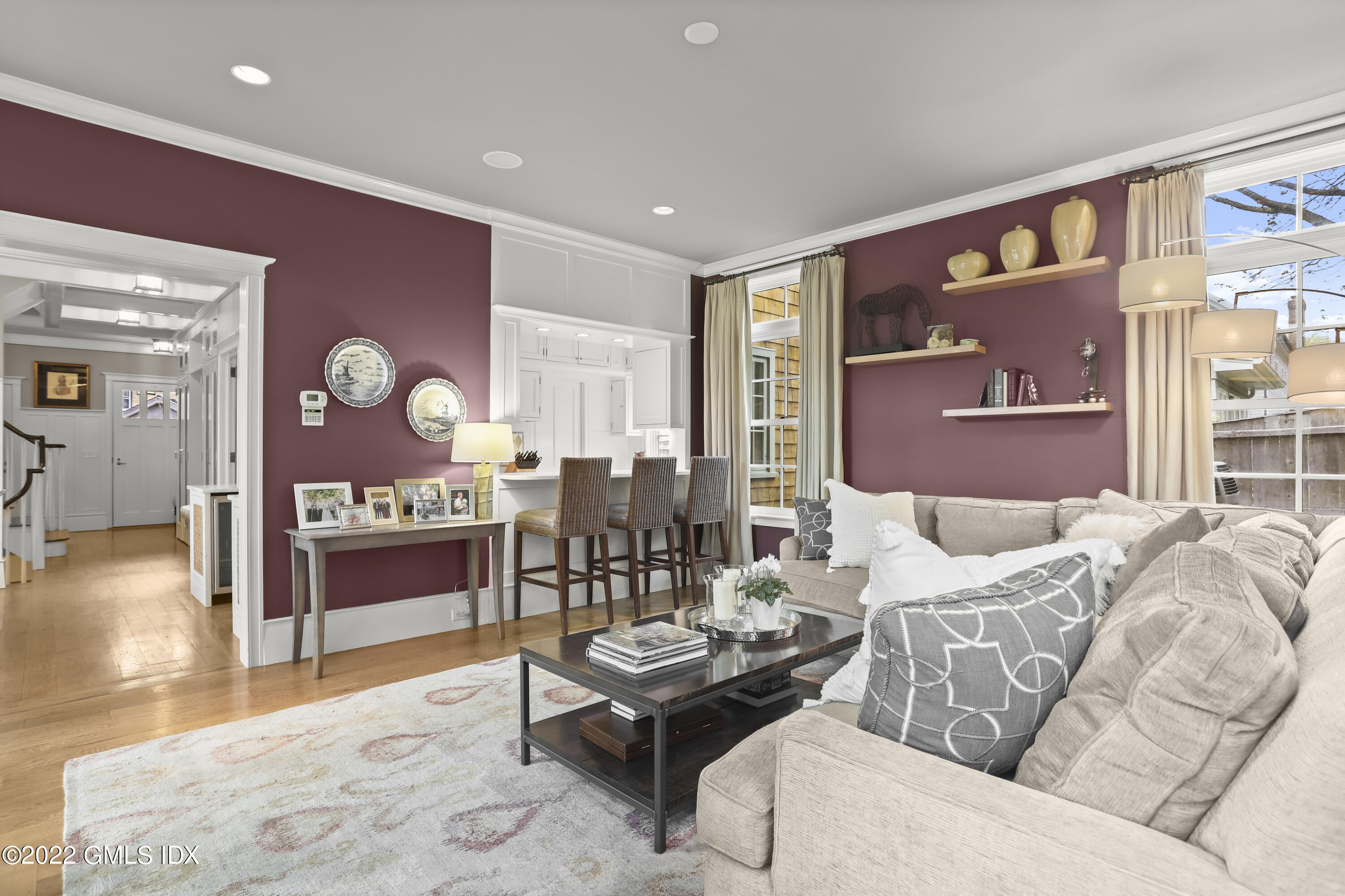 22 Glen Road Greenwich, CT 06830 - Photo 15 of 30 a living room with furniture and a rug