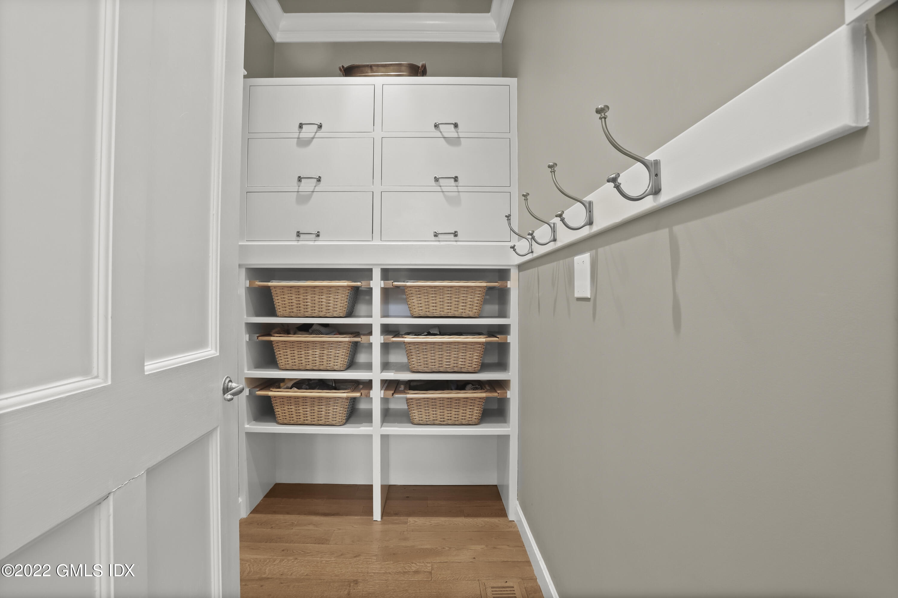 22 Glen Road Greenwich, CT 06830 - Photo 16 of 30 a view of walk in closet with empty racks