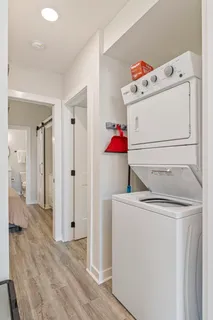 a view of a volley ball court