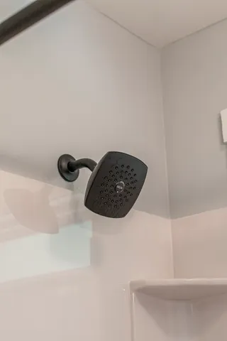 a view of a lake with wooden floor and outdoor space