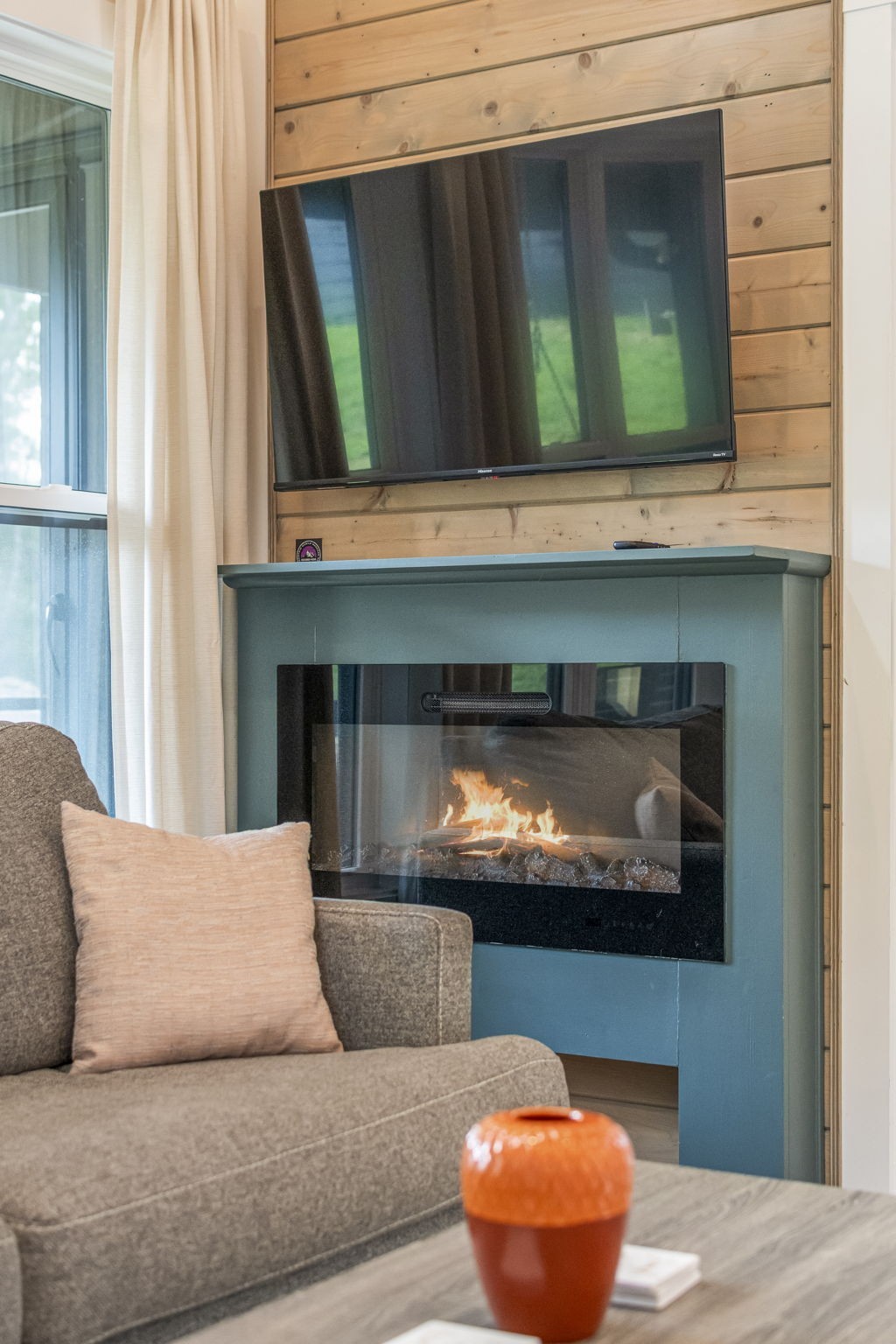 232 Waters Edge Way Tracy City, TN 37387 - Photo 9 of 63 a living room with furniture and a fireplace