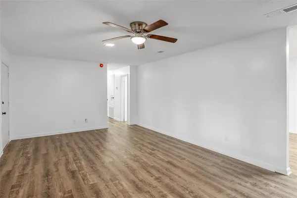 wooden floor in an empty room