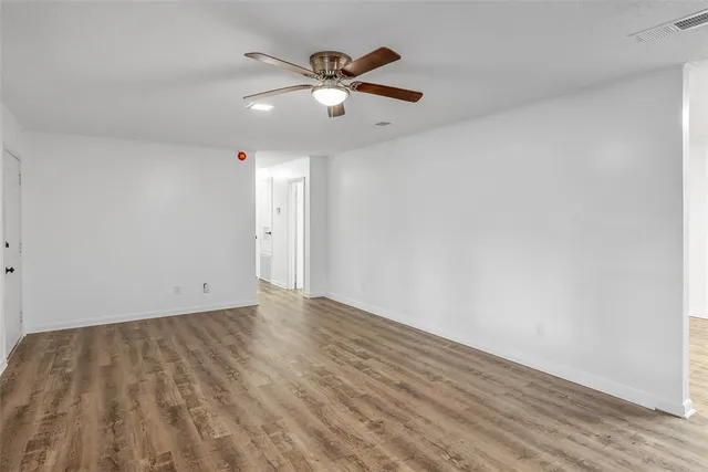 wooden floor in an empty room