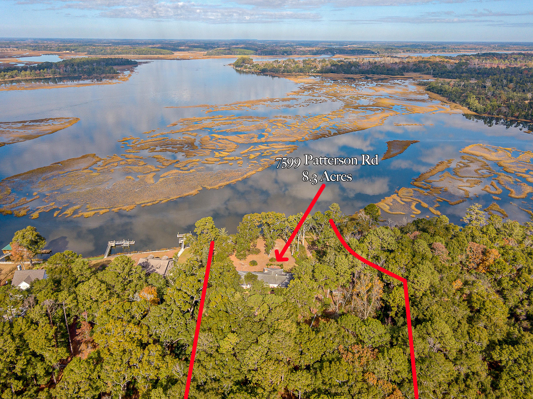 7599 Patterson Road Beaufort, SC 29906 - Photo 14 of 56 Aerial