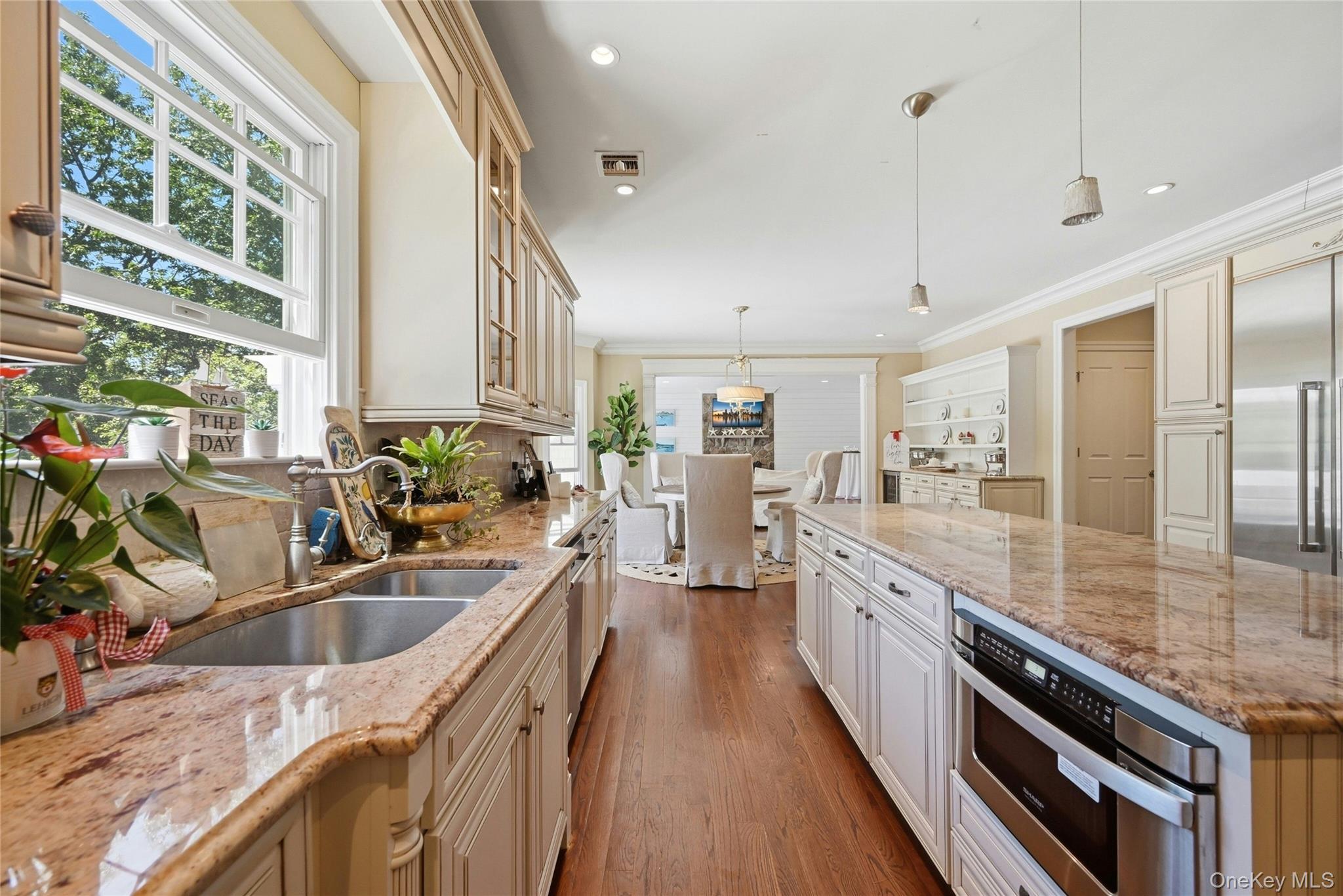 1330 Ridge Road Laurel Hollow, NY 11791 - Photo 18 of 47 Kitchen Open to Family Room