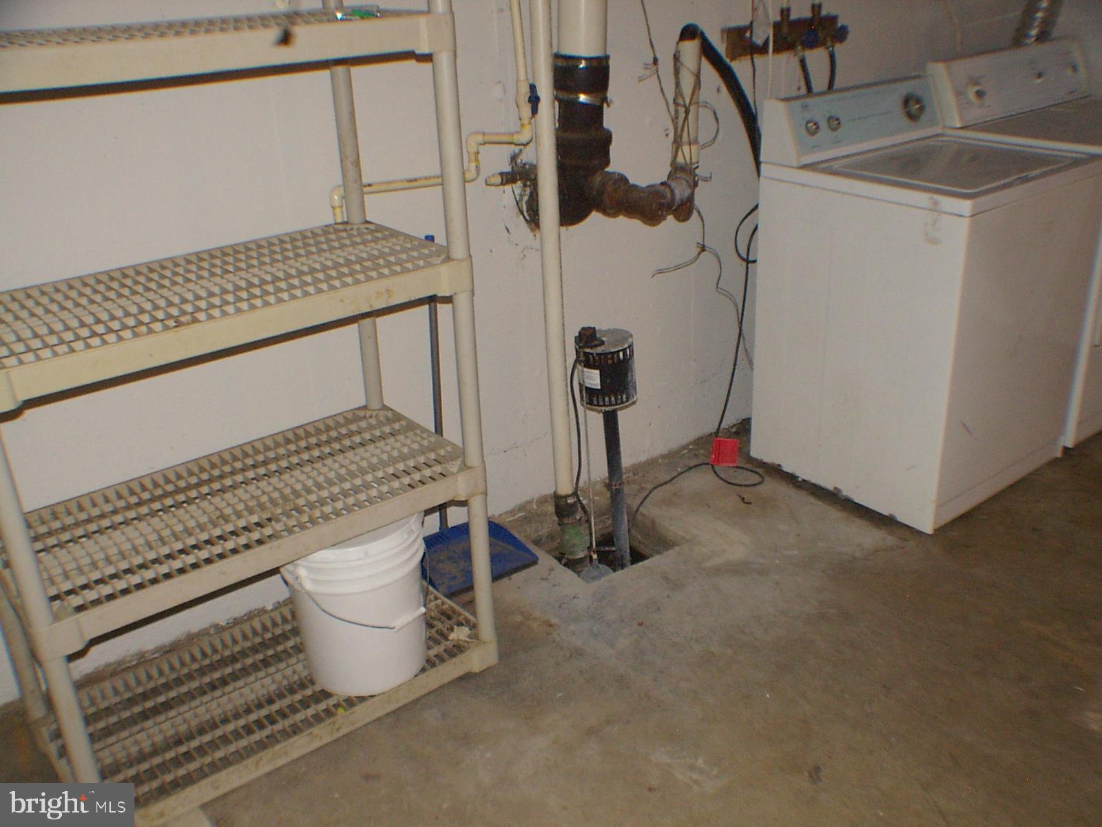 502 North Pleasant Valley Road Winchester, VA 22601 - Photo 17 of 37 Bzasement with sump pump, washer and dryer.