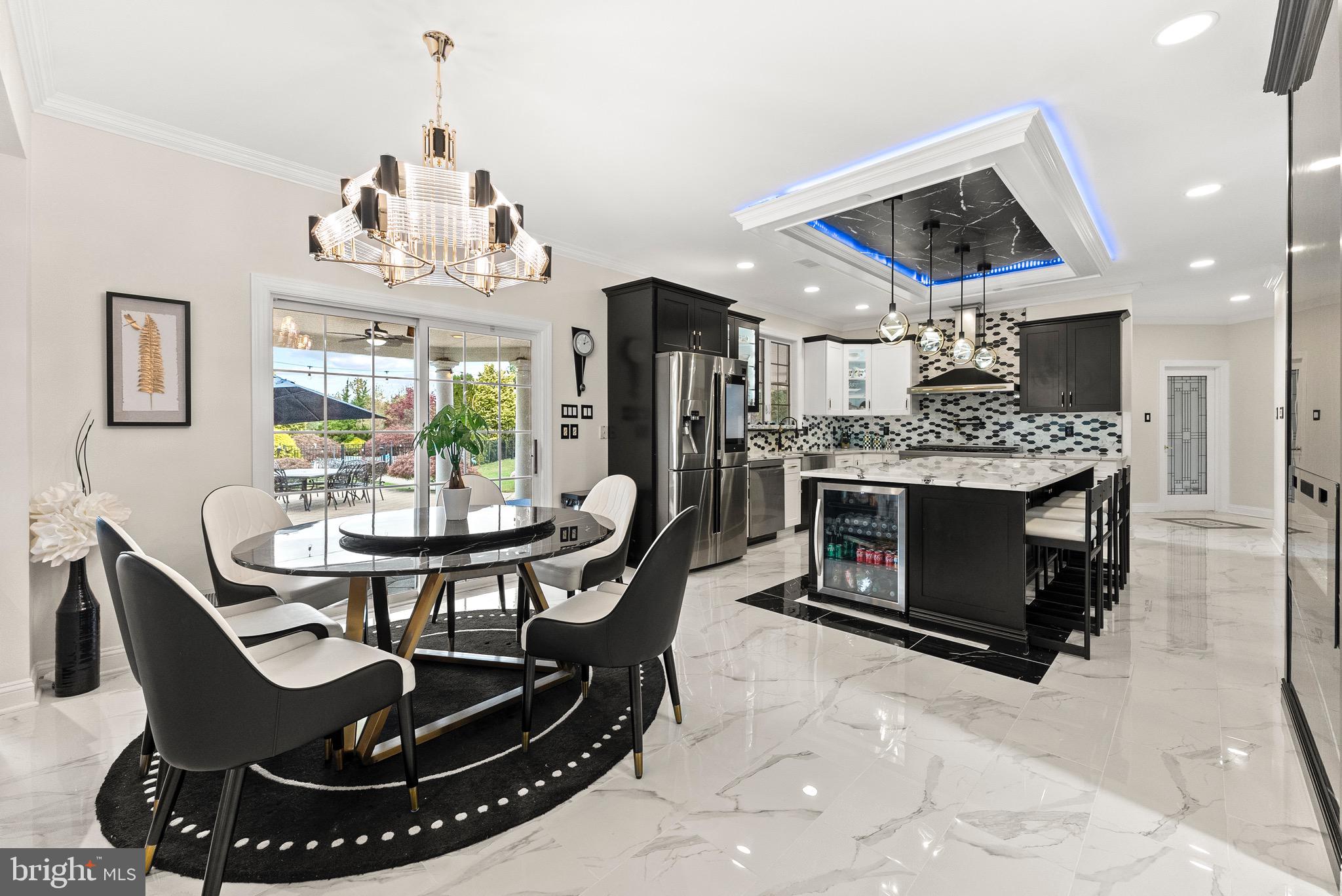 8 Sherwood Lane Columbus, NJ 08022 - Photo 18 of 85 a view of a dining room with furniture window and wooden floor