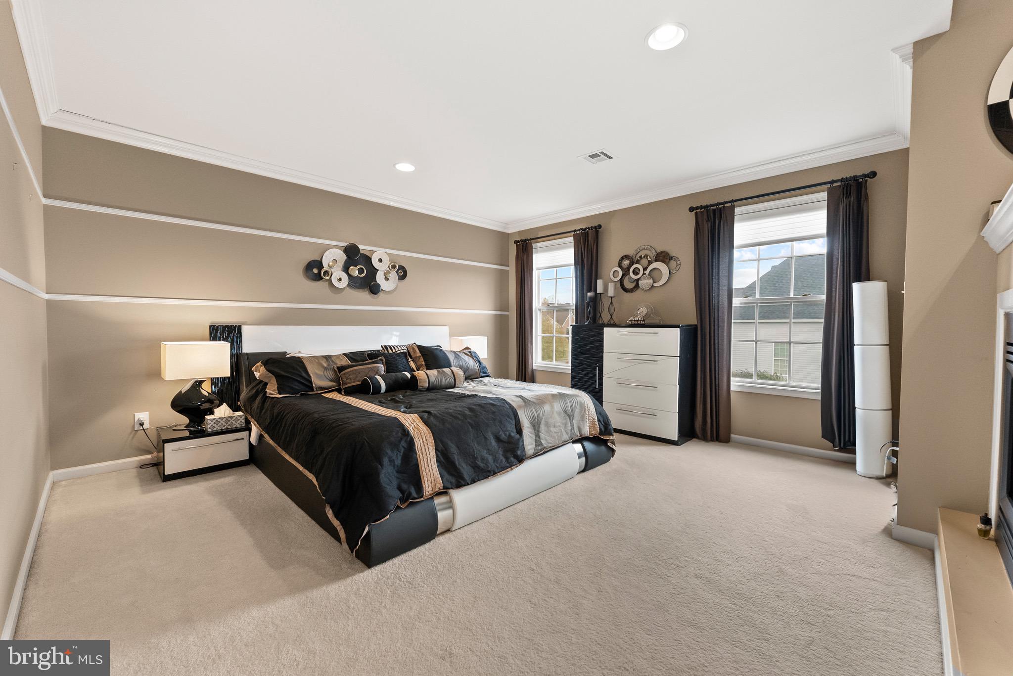 8 Sherwood Lane Columbus, NJ 08022 - Photo 43 of 85 a spacious bedroom with a bed and glass door