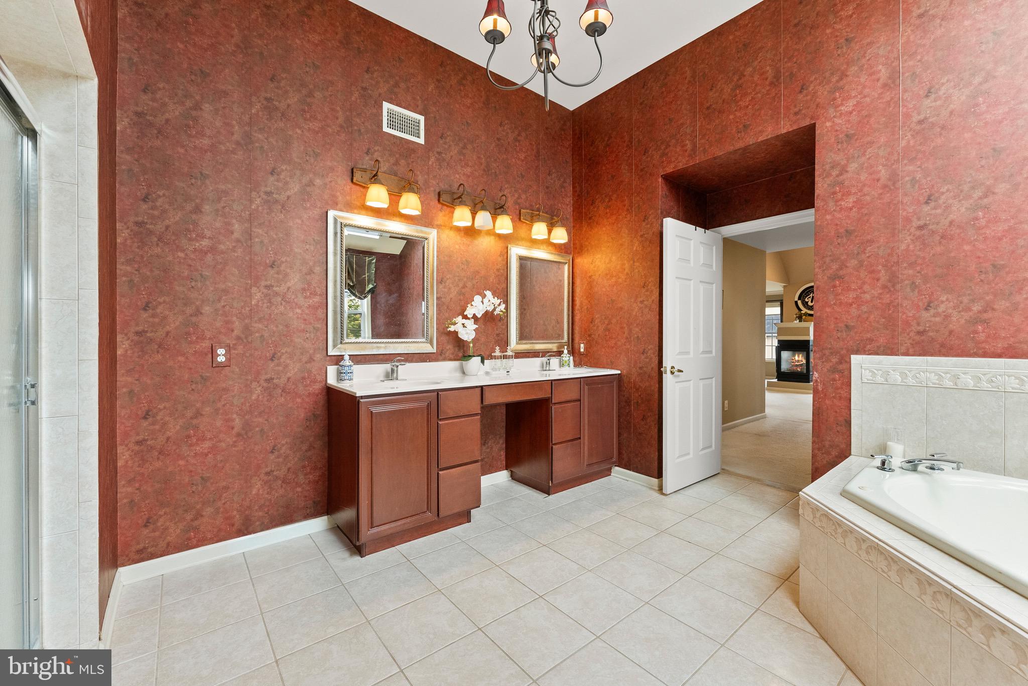 8 Sherwood Lane Columbus, NJ 08022 - Photo 52 of 85 a bathroom with a sink a toilet and a mirror