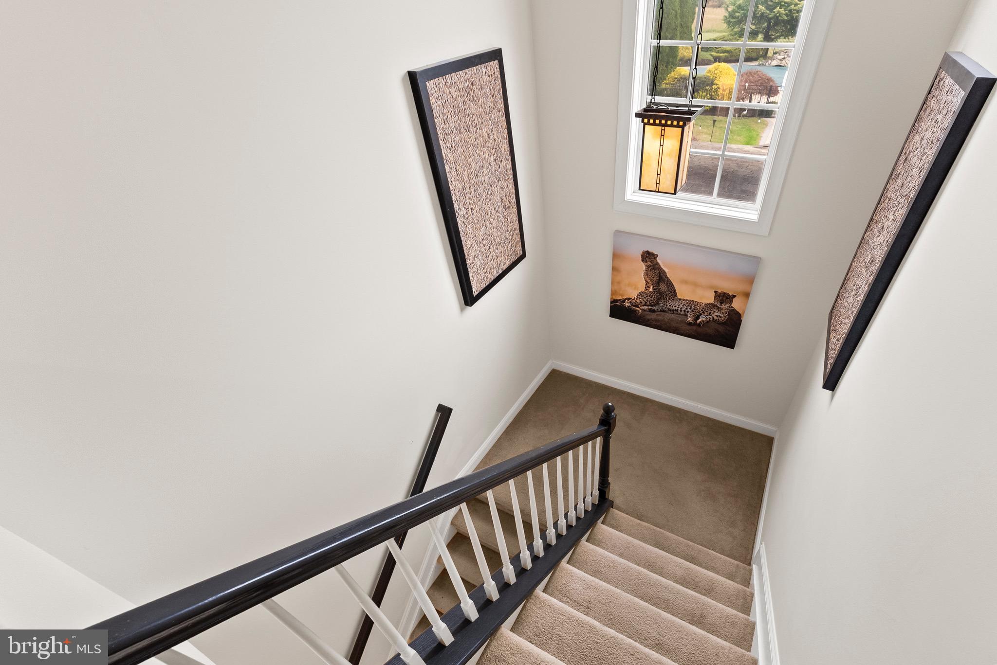 8 Sherwood Lane Columbus, NJ 08022 - Photo 66 of 85 a view of staircase with wooden floor and white walls