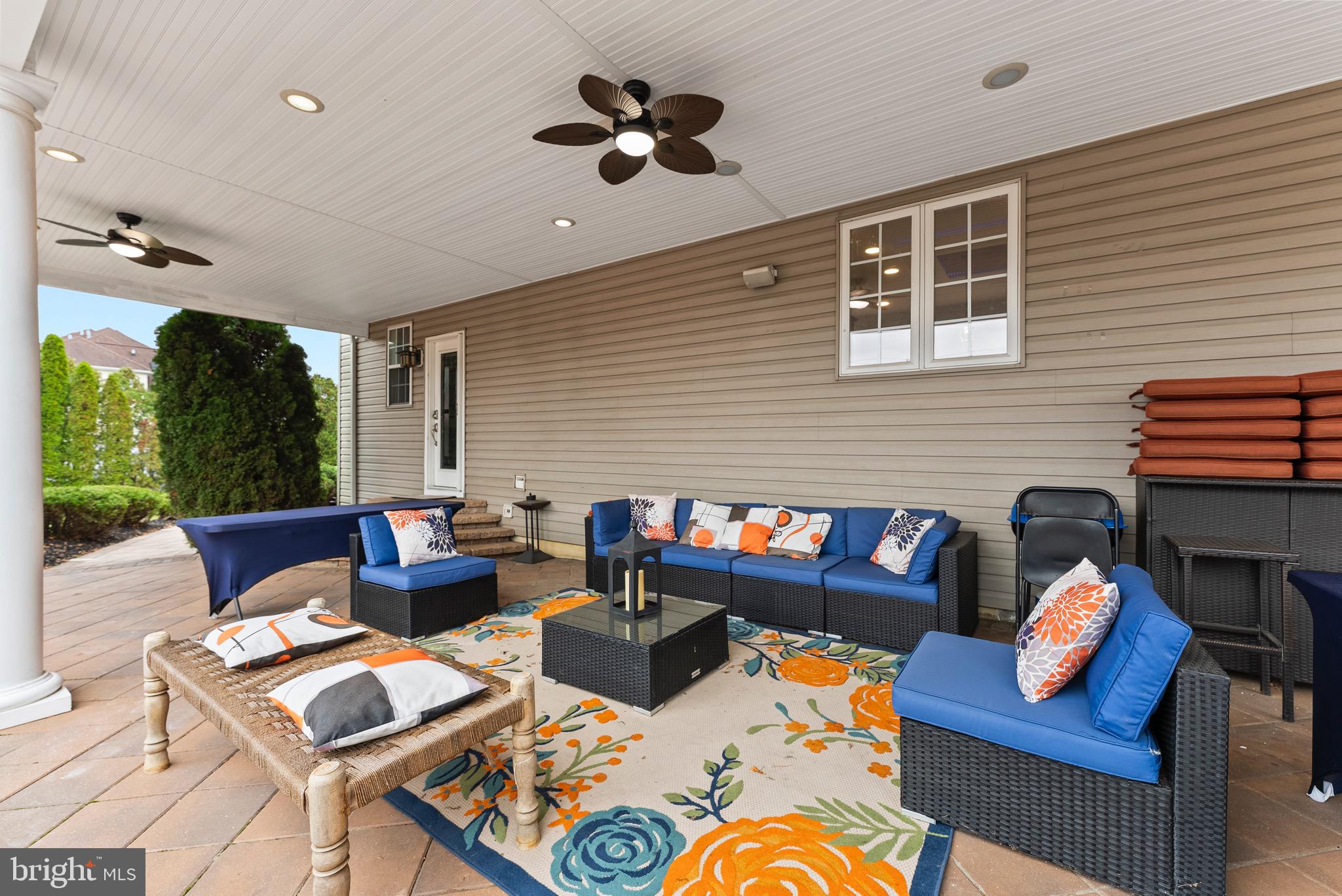 8 Sherwood Lane Columbus, NJ 08022 - Photo 77 of 85 a living room with furniture fireplace and a window