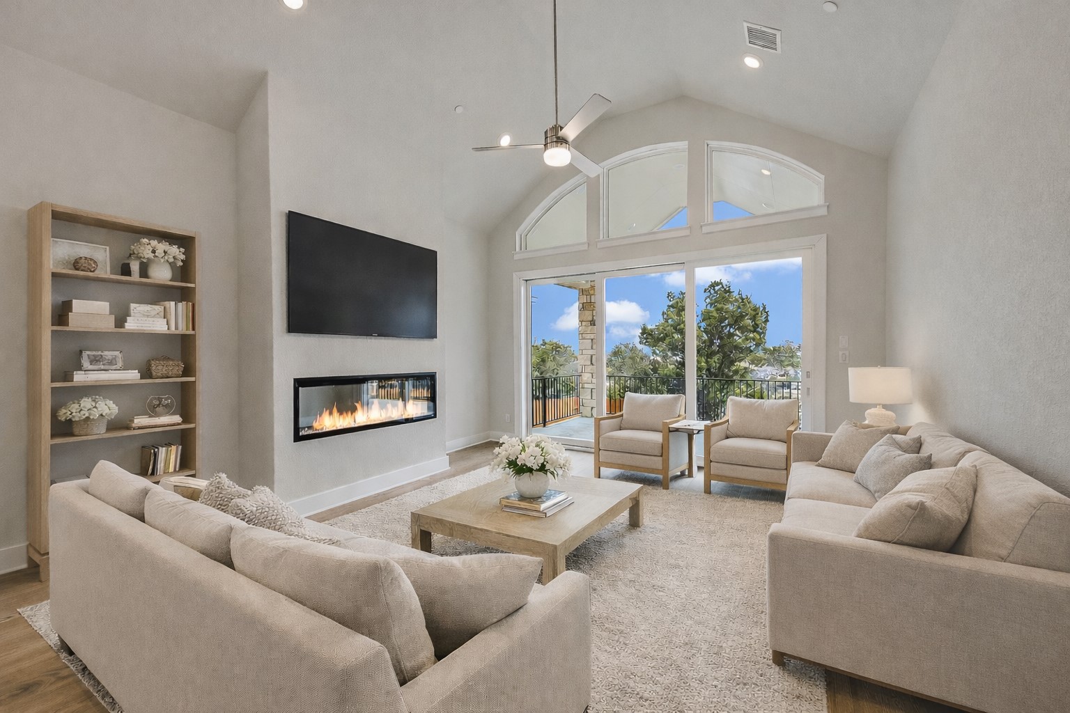 17306 Hattie Trace Austin, TX 78738 - Photo 9 of 37 a living room with furniture and a flat screen tv