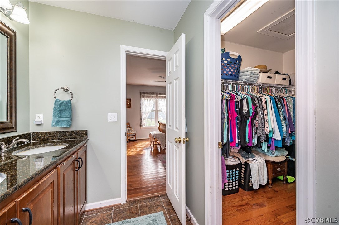 14490 Meade Road Amelia Court House, VA 23002 - Photo 16 of 25 a view of a walk in closet