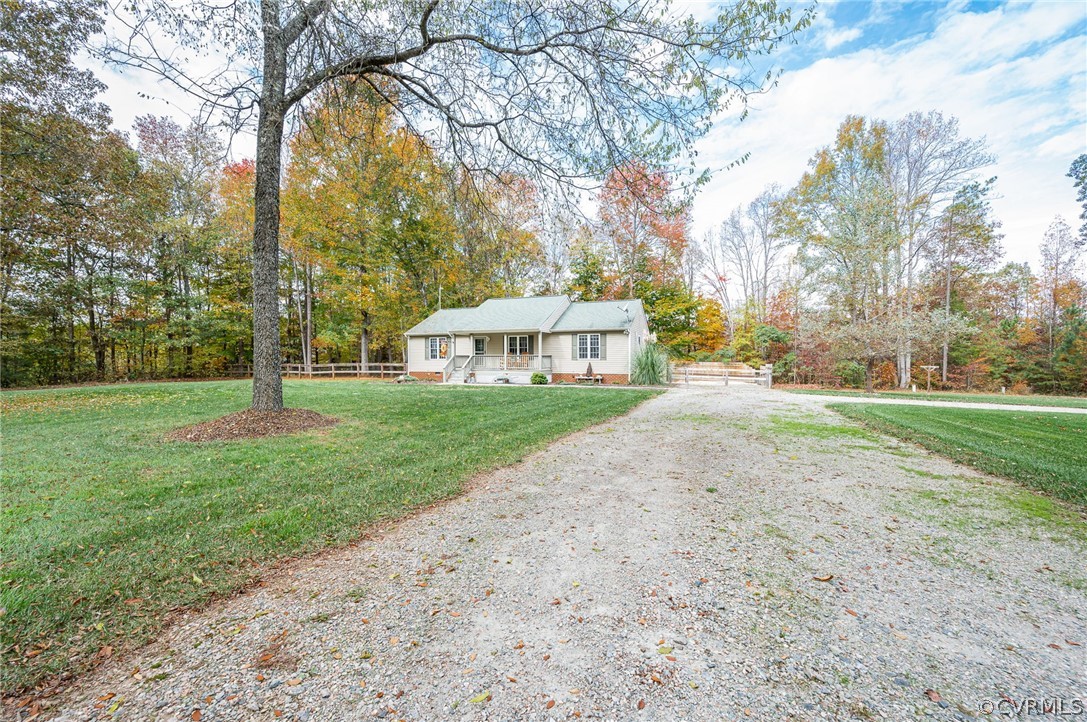 14490 Meade Road Amelia Court House, VA 23002 - Photo 2 of 25 a view of a house with yard and trees