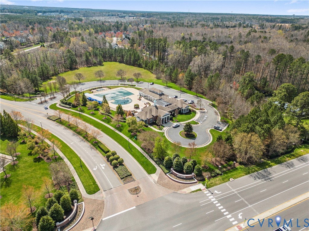 6454 Fennec Run Moseley, VA 23120 - Photo 22 of 23 an aerial view of a swimming pool