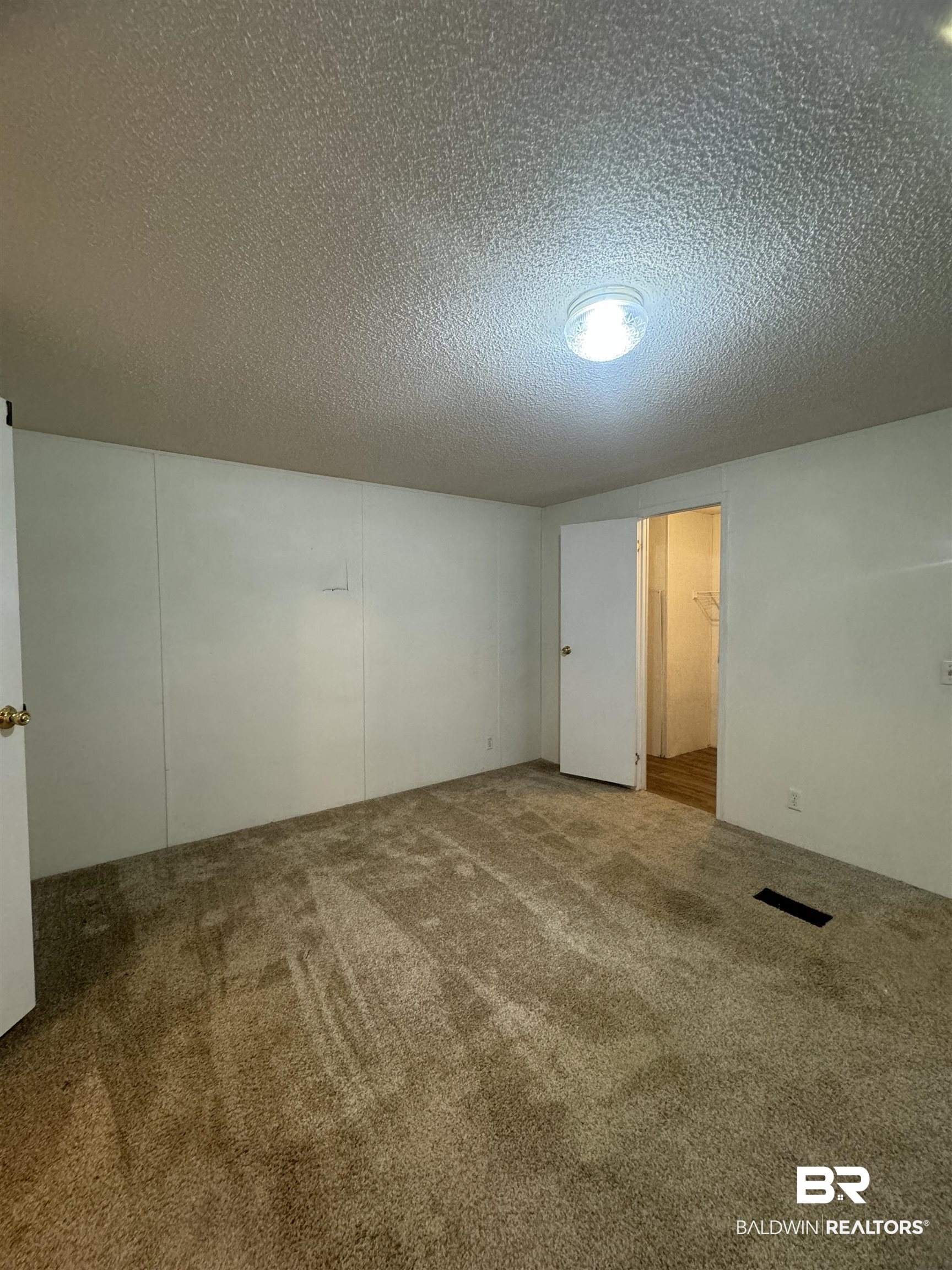 1067 County Road 7 Range, AL 36473 - Photo 6 of 30 Unfurnished room with a textured ceiling and carpet floors
