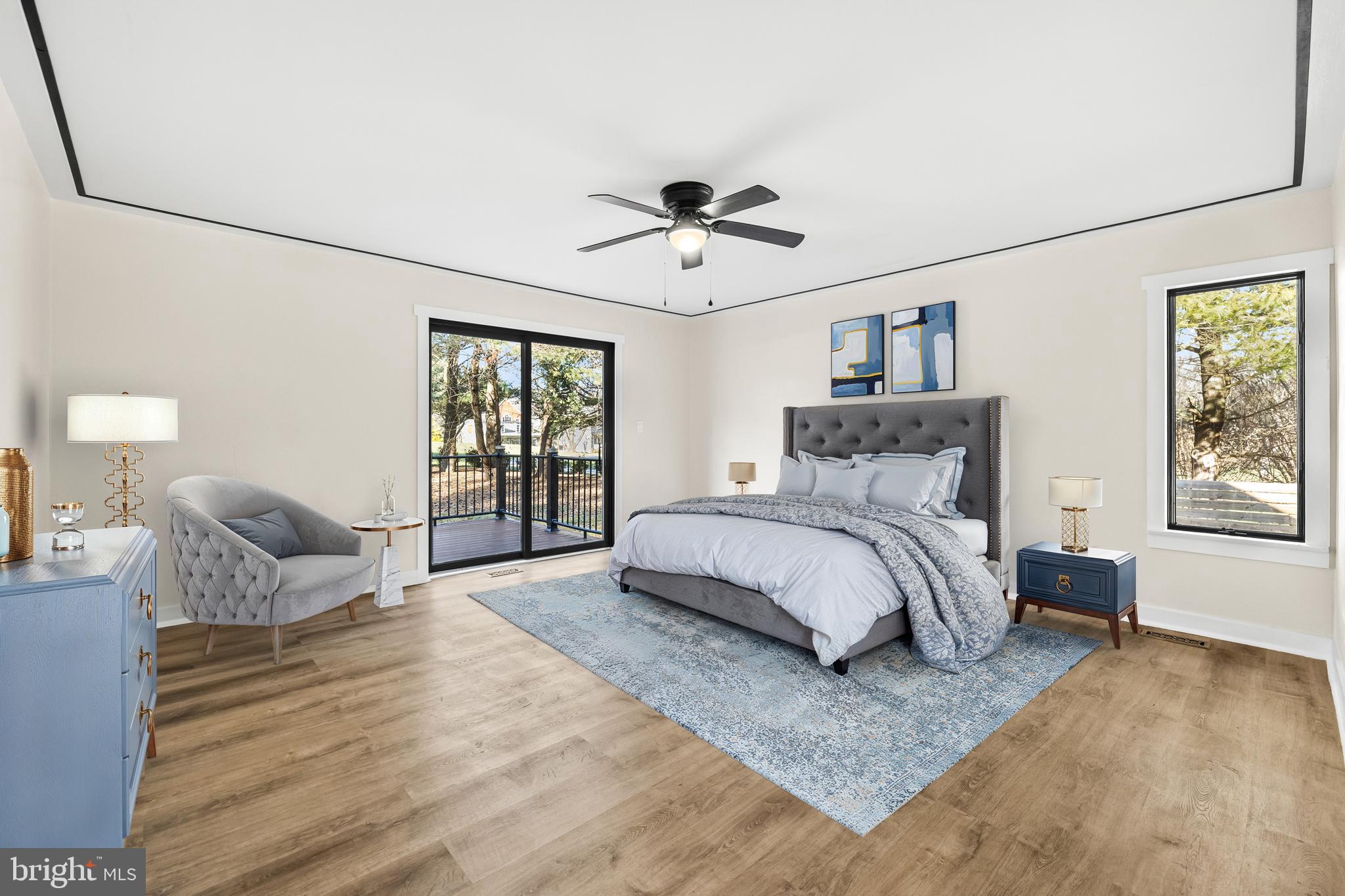 12206 Cleghorn Road Cockeysville, MD 21030 - Photo 25 of 84 a bedroom with a large bed and a window