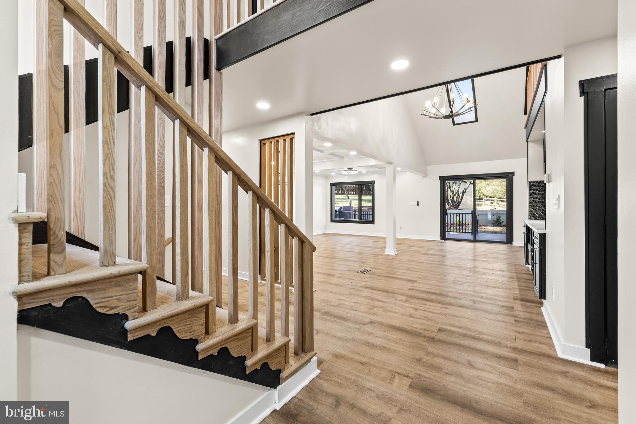 12206 Cleghorn Road Cockeysville, MD 21030 - Photo 4 of 76 a view of staircase with white walls and a window