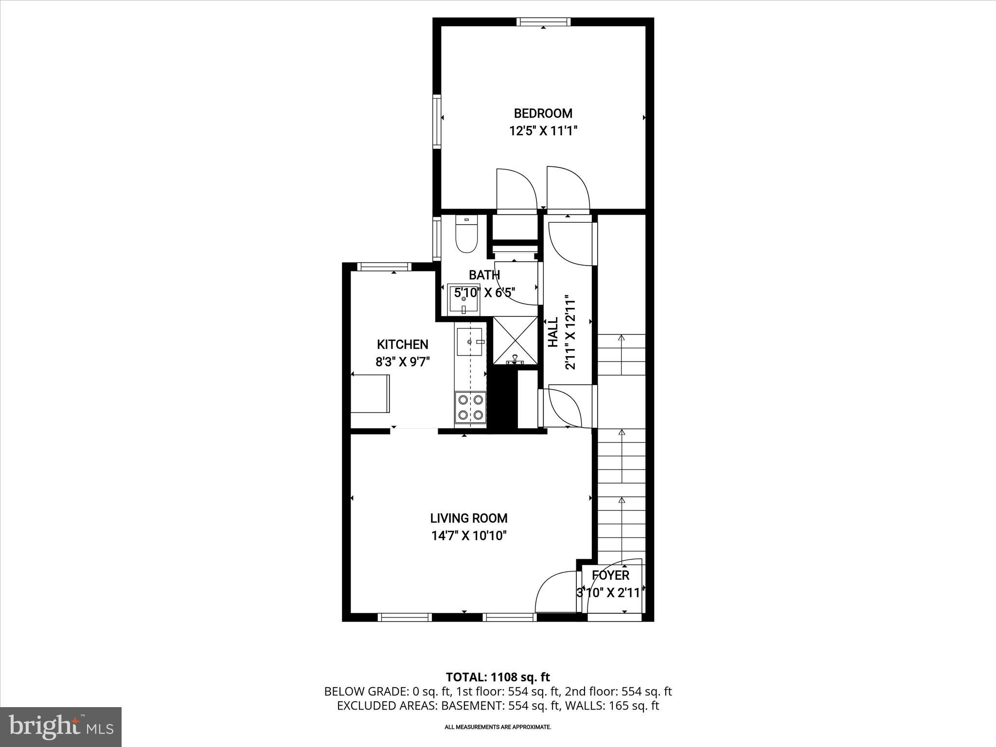 3511 6th Street Baltimore, MD 21225 - Photo 28 of 31 Entry Level Floor Plan