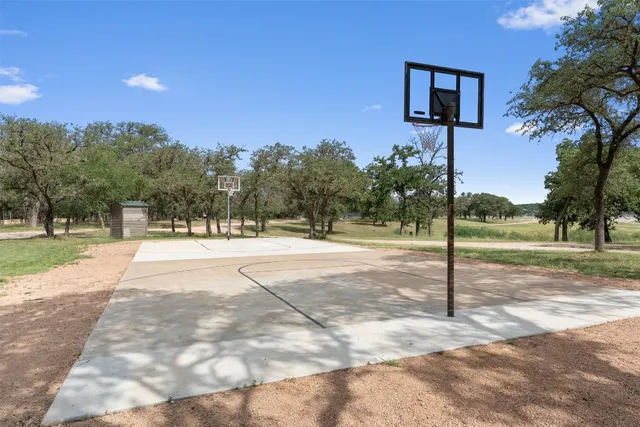 a view of a basketball court