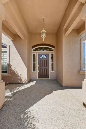 a view of a hallway view with staircase