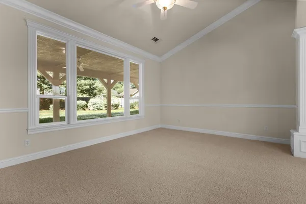 a view of a room with window