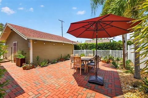 a outdoor view with a sitting space
