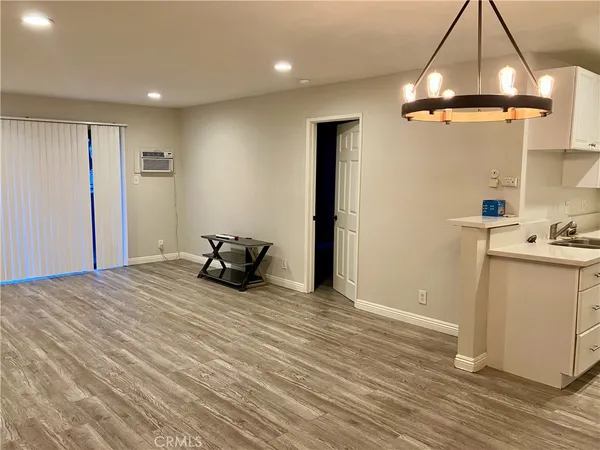 a room with furniture and entryway