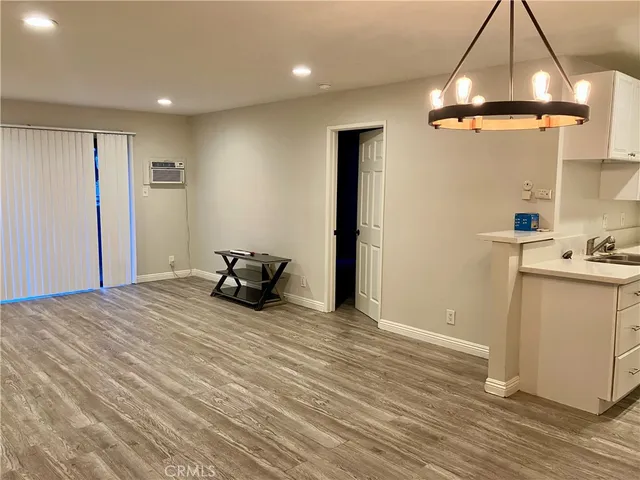 a room with furniture and entryway