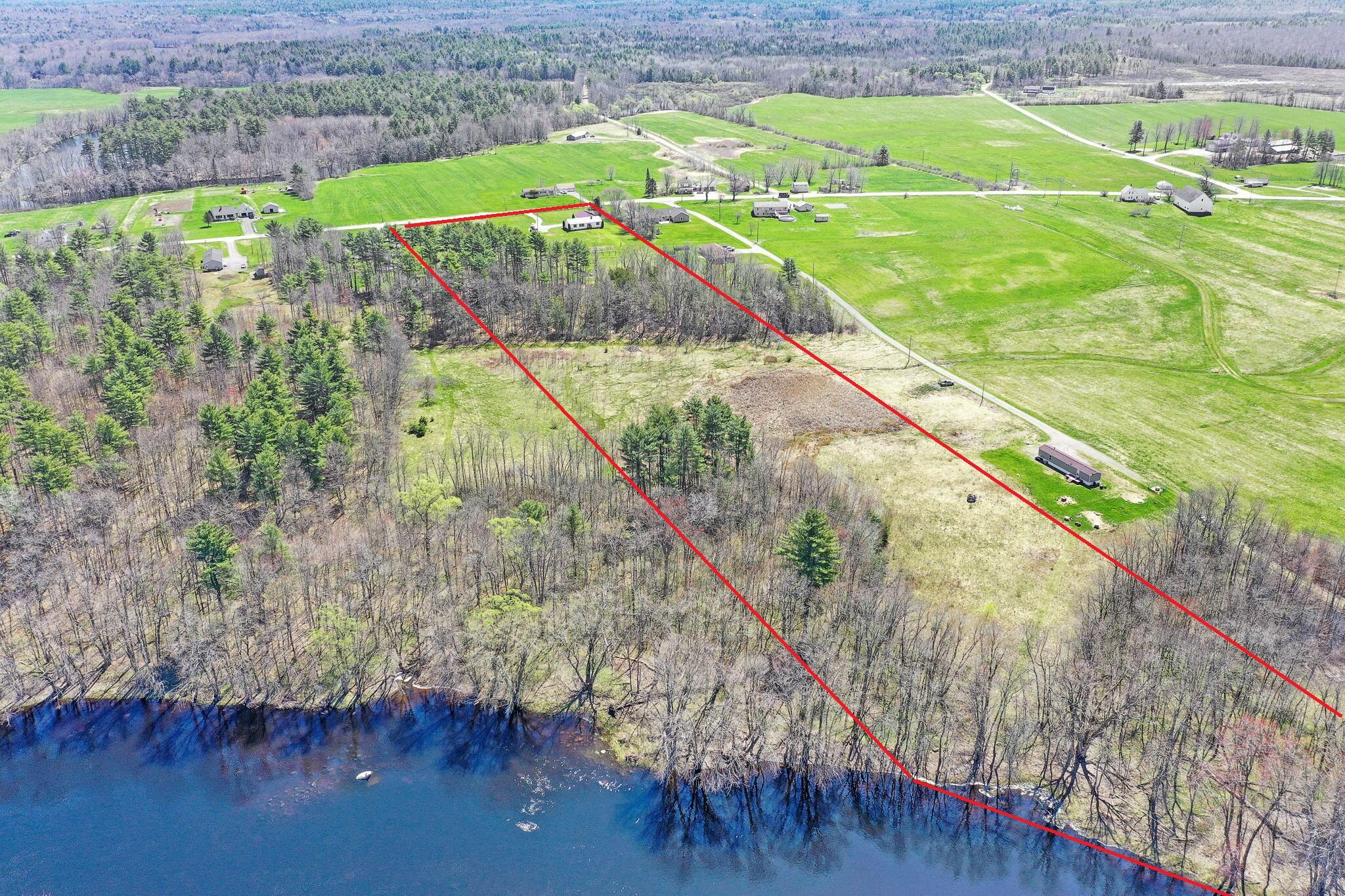 227 Pleasant Street Clinton, ME 04927 - Photo 8 of 52 aerial with line 2