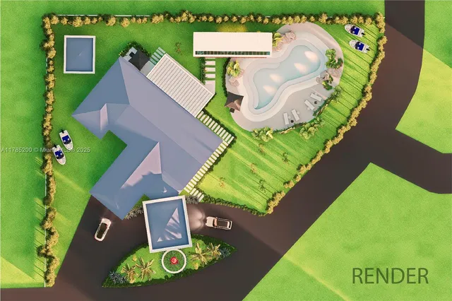 a view of multiple parking