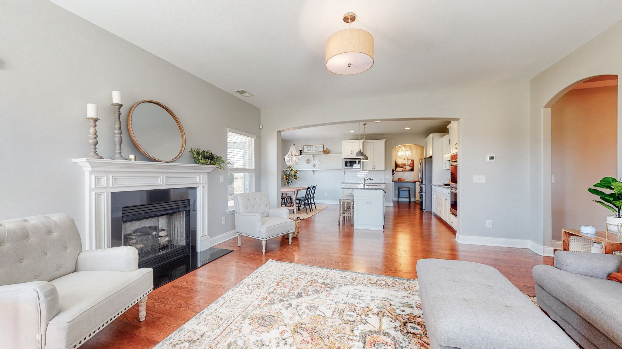 123 Monarchos Drive Gallatin, TN 37066 - Photo 12 of 55 a living room with furniture and a fireplace