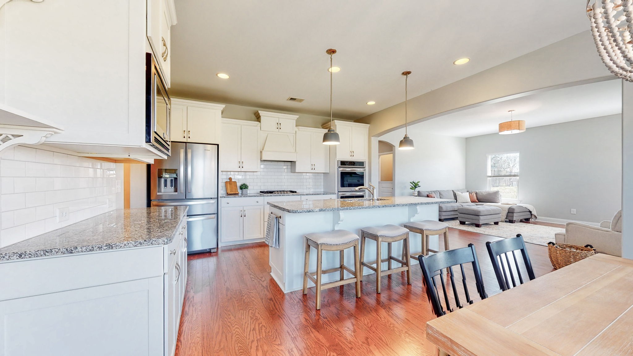 123 Monarchos Drive Gallatin, TN 37066 - Photo 15 of 55 a large kitchen with cabinets table and chairs