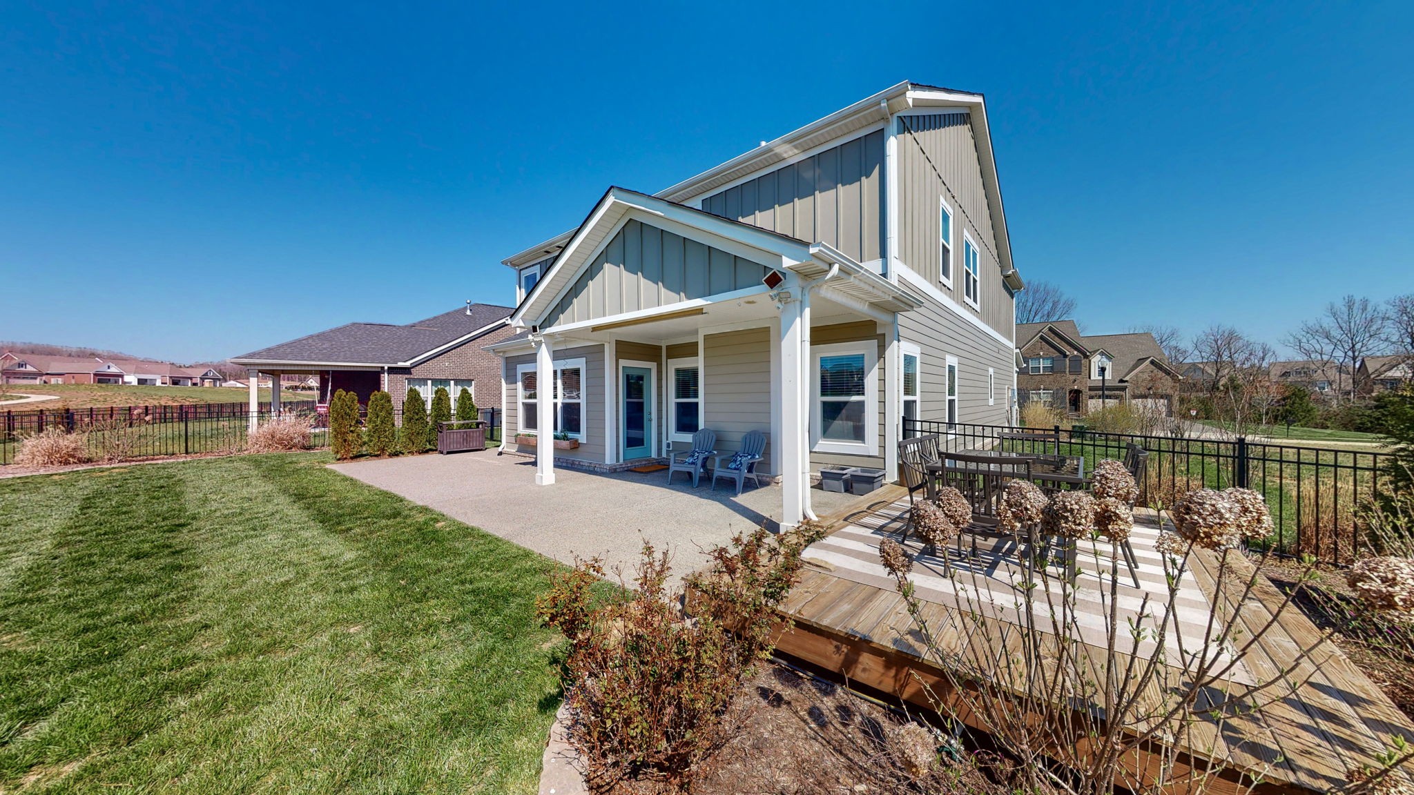 123 Monarchos Drive Gallatin, TN 37066 - Photo 50 of 55 a view of a house with pool and garden