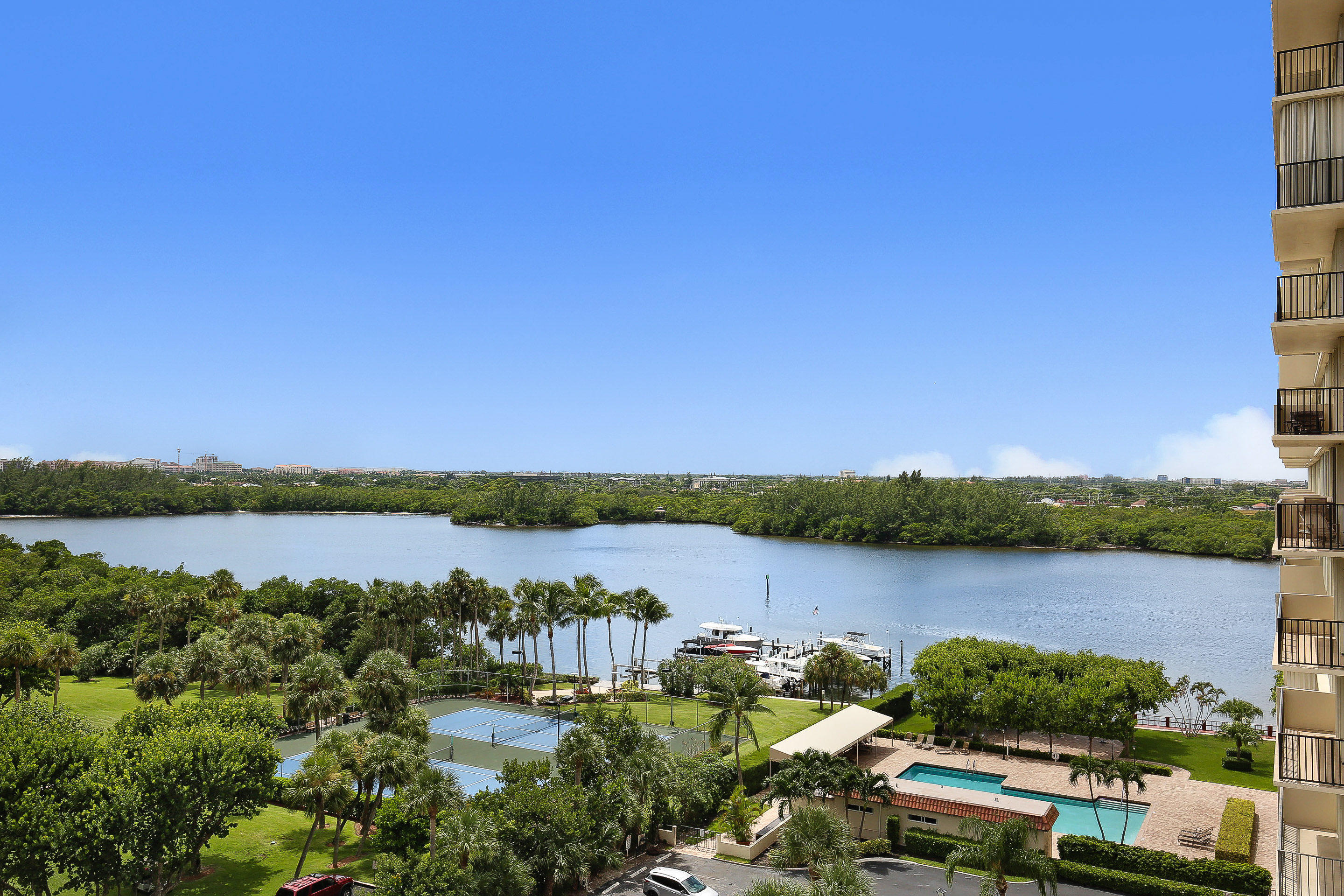 2121 North Ocean Boulevard, Unit 1201W Boca Raton, FL 33431 - Photo 7 of 56 View of Intracoastal and Parks