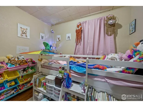 a room with toys and toys on a table