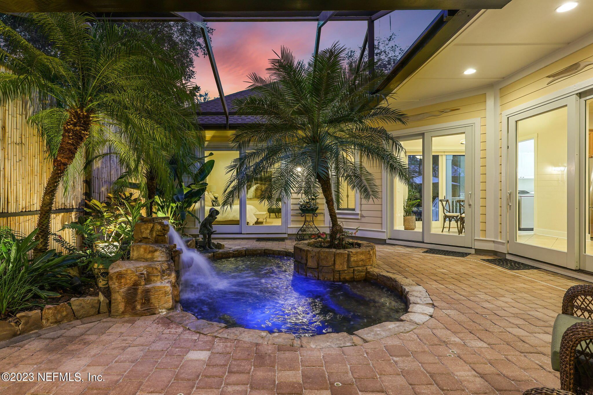 120 Istoria Drive St. Augustine, FL 32095 - Photo 24 of 90 a view of a backyard house with swimming pool and sitting area