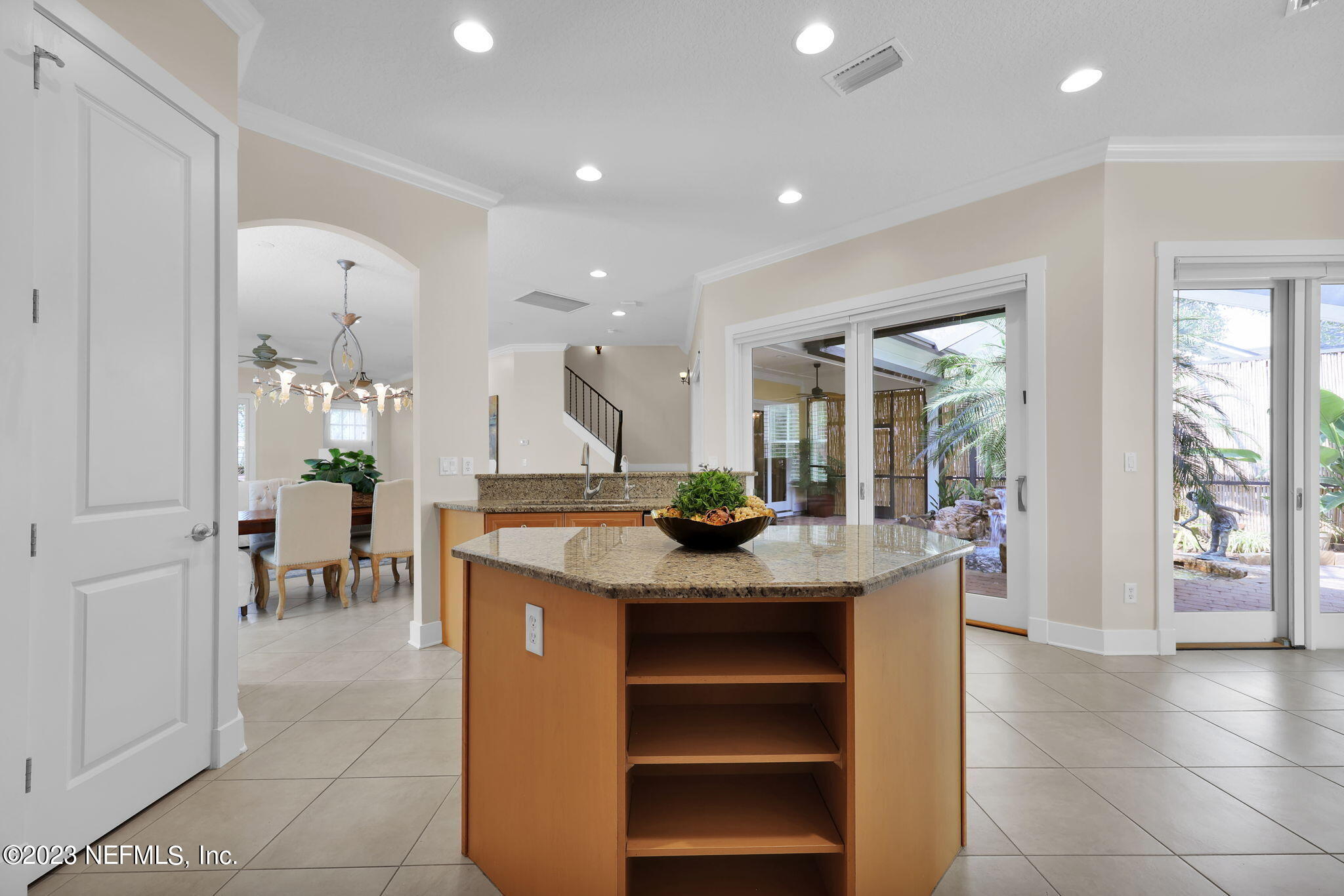 120 Istoria Drive St. Augustine, FL 32095 - Photo 28 of 90 a view of living room with granite countertop furniture and fireplace