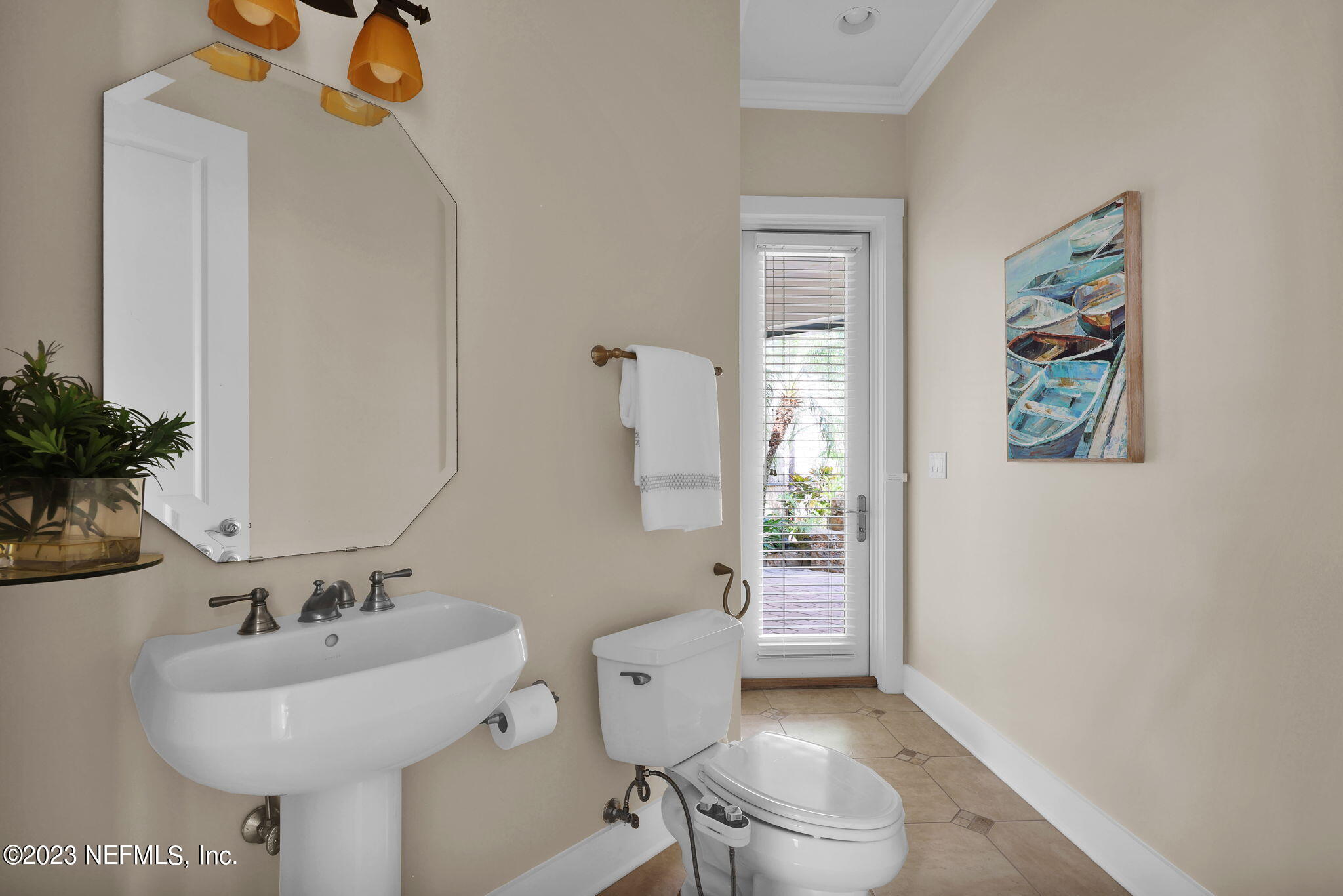 120 Istoria Drive St. Augustine, FL 32095 - Photo 45 of 90 a bathroom with a sink mirror and toilet