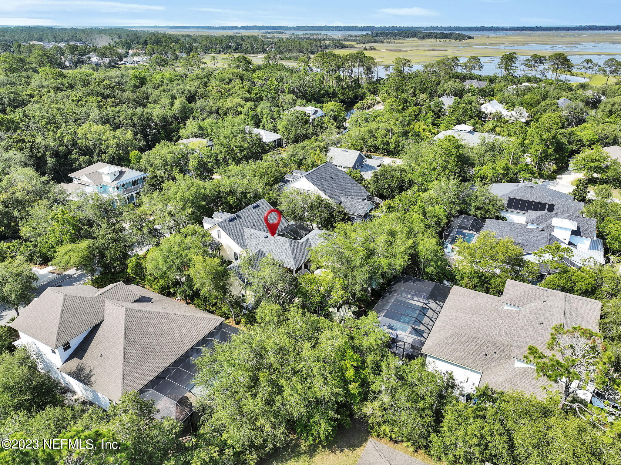 120 Istoria Drive St. Augustine, FL 32095 - Photo 85 of 90 an aerial view of residential house with outdoor space and street view