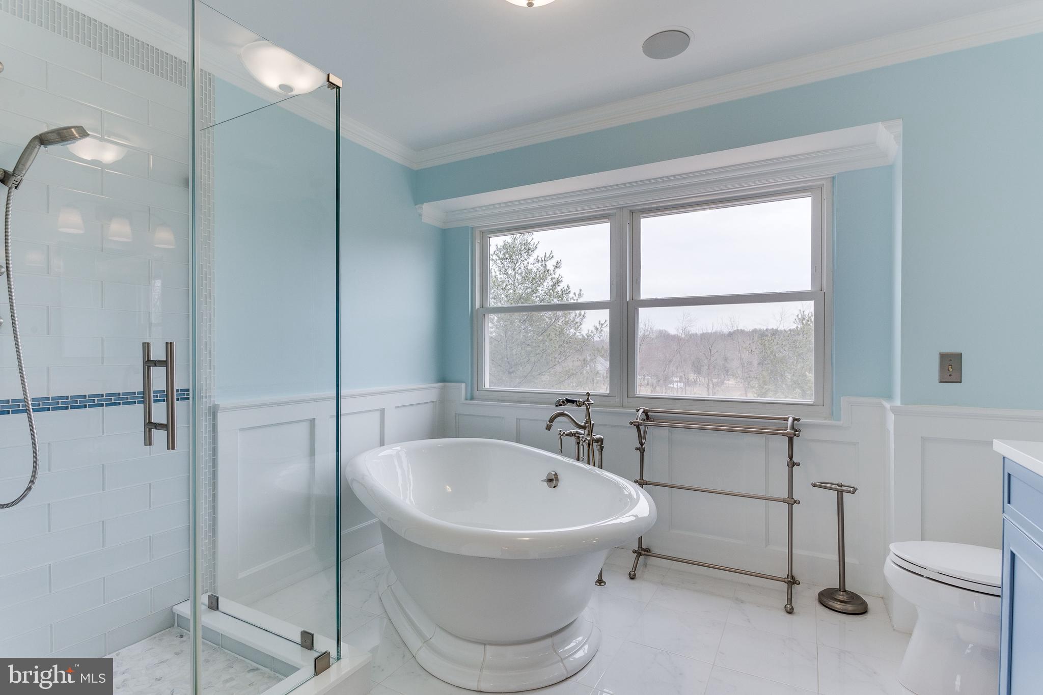 8001 Folkstone Road Manassas, VA 20111 - Photo 27 of 40 Remodeled luxury bath with freestanding tub